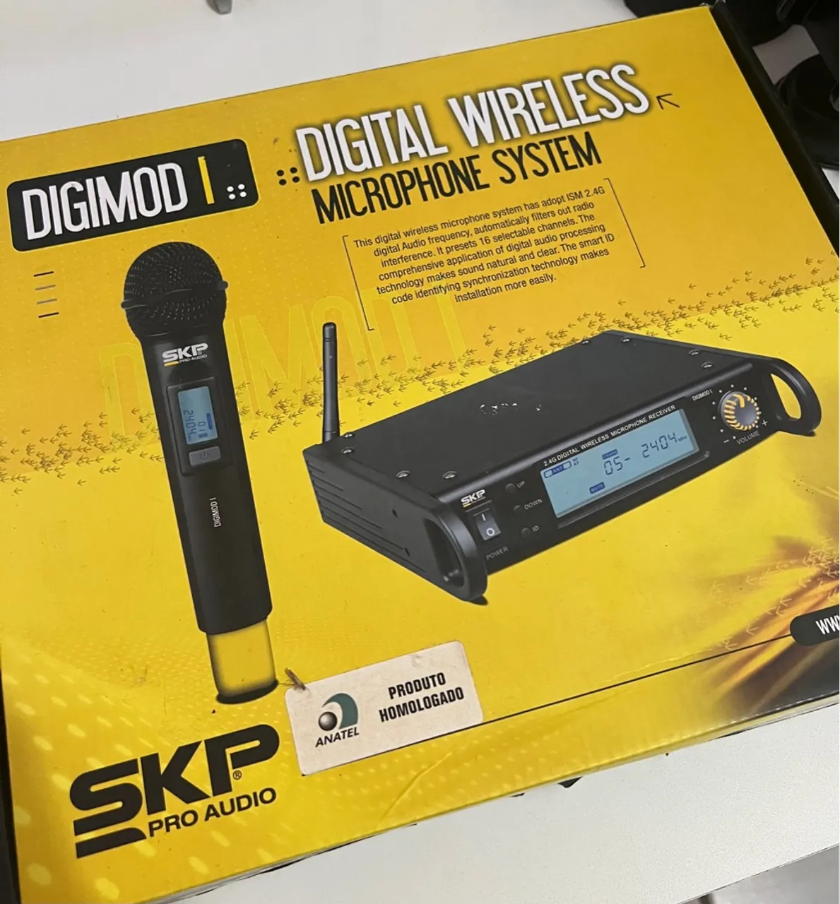 Microfone Digital Wireless SKP Digimod I
