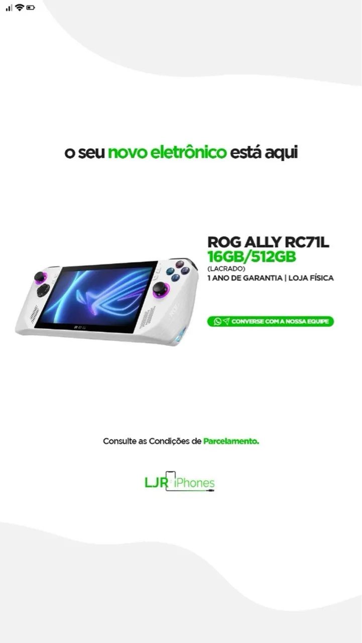 Rog Ally RC71L 16GB/512GB | Novo/Lacrado | Loja Física