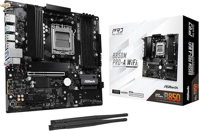 Placa Mae ASRock AMD AM5 B850M Pro-A WiFi Ddr5 - Foto 2