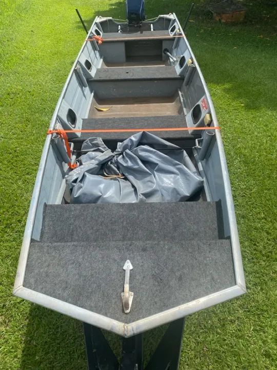 Canoa 5M Marreco de Goiás 2021 Motor 25/30 Hp com partida 2016  - Foto 10