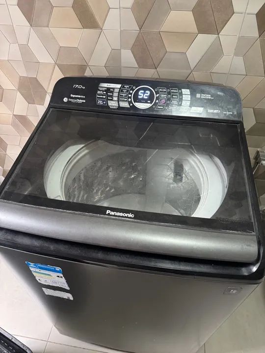 Máquina de Lavar Panasonic Automática 17KG 110V NA F170P - Foto 4
