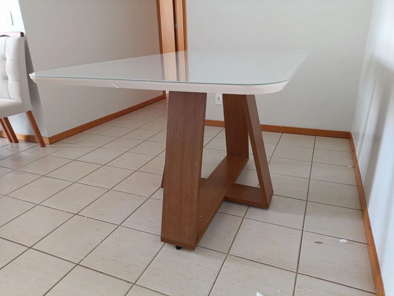 Mesa de Jantar 6 Cadeiras - Celestial cadeiras em Madeira maciça  - Foto 3