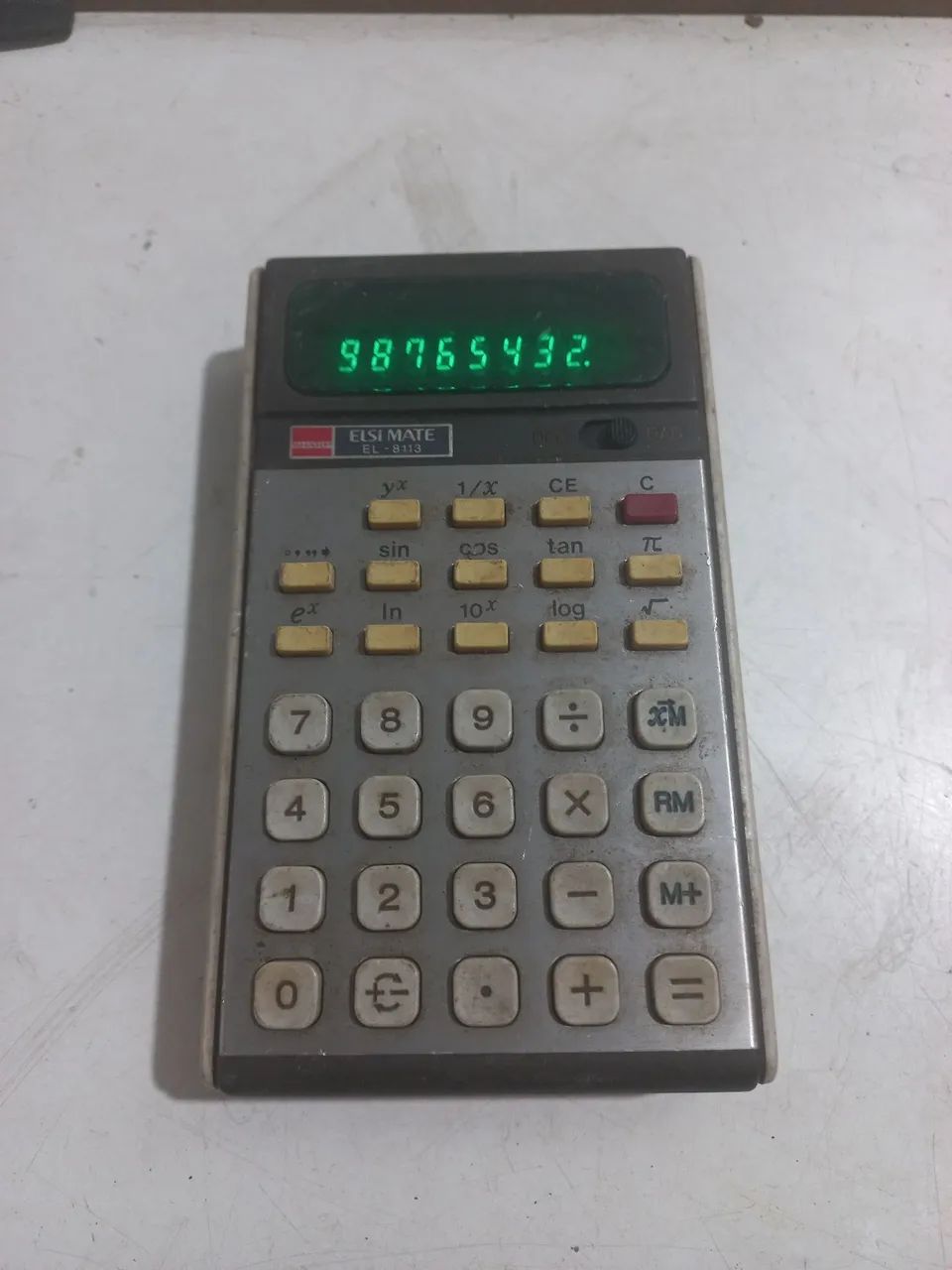Calculadora  vintage Científica Elsi Mate EL-8113 - Foto 3