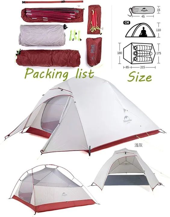 Barraca Naturehike Cloud UP 3 20d  - Foto 4