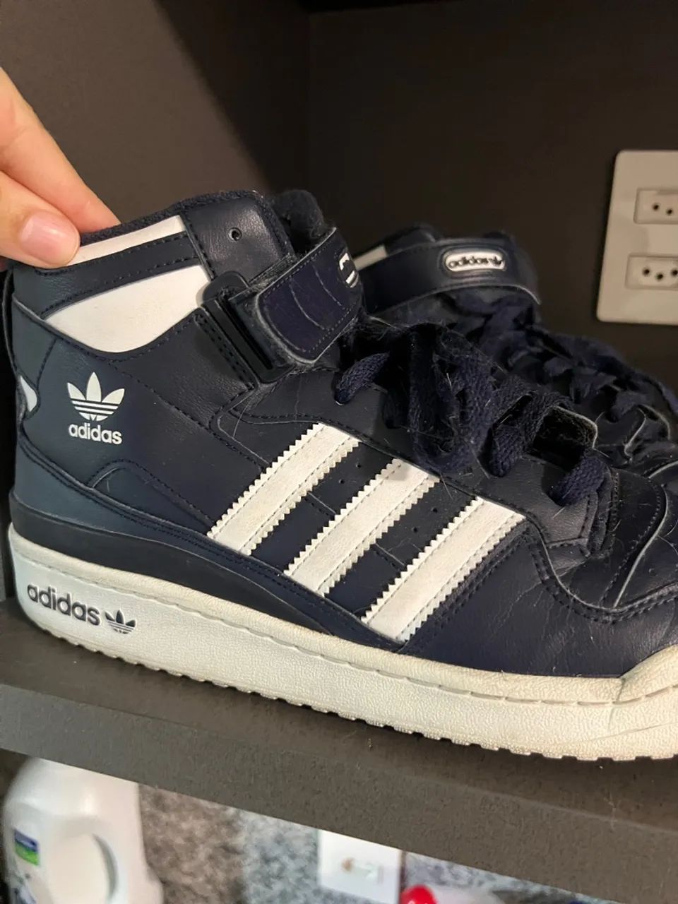 Tênis adidas cano alto original 