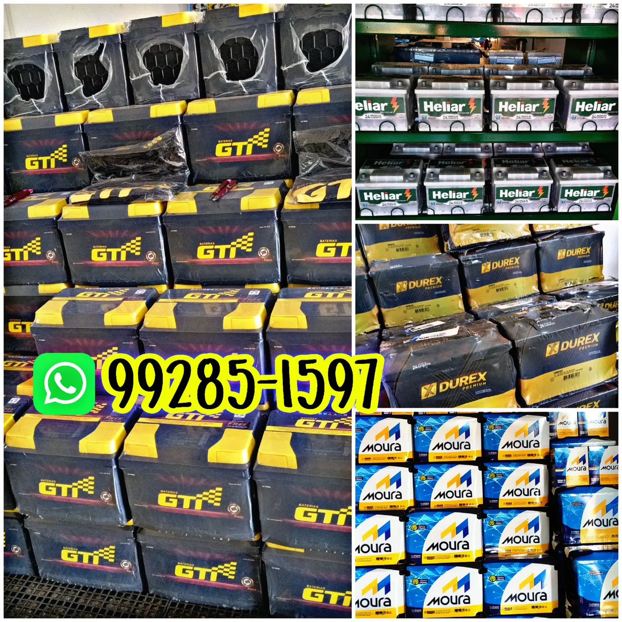 Baterias 60 ah bateria GTI 60 ah bateria Heliar 60 ah bateria Moura 60 ah