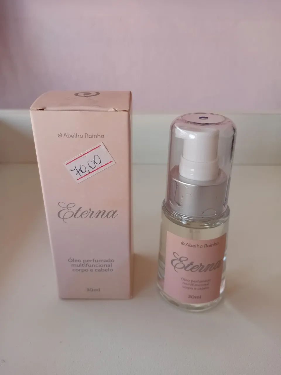 Óleo cabelo e corpo