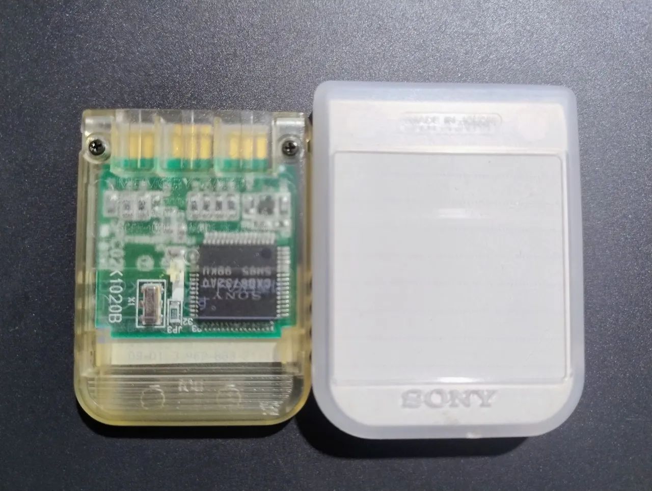 Memory card Transparente Playstation 1 (PS1) ORIGINAL  - Foto 2