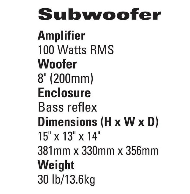 Subwoofer Ativo JBL 145 - Foto 4