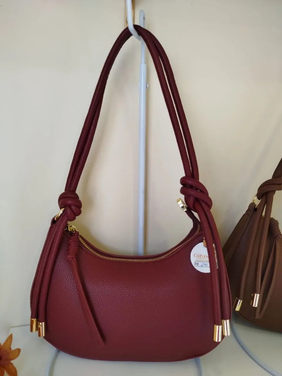 Bolsa Feminina Vinho Luxo - Nova da Girassol Acessórios! - Foto 3