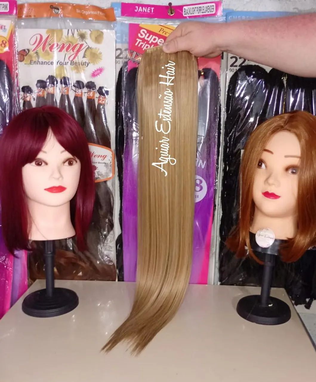 APLIQUE LOIRO MECHAS TELA TIC-TAC  - Foto 4