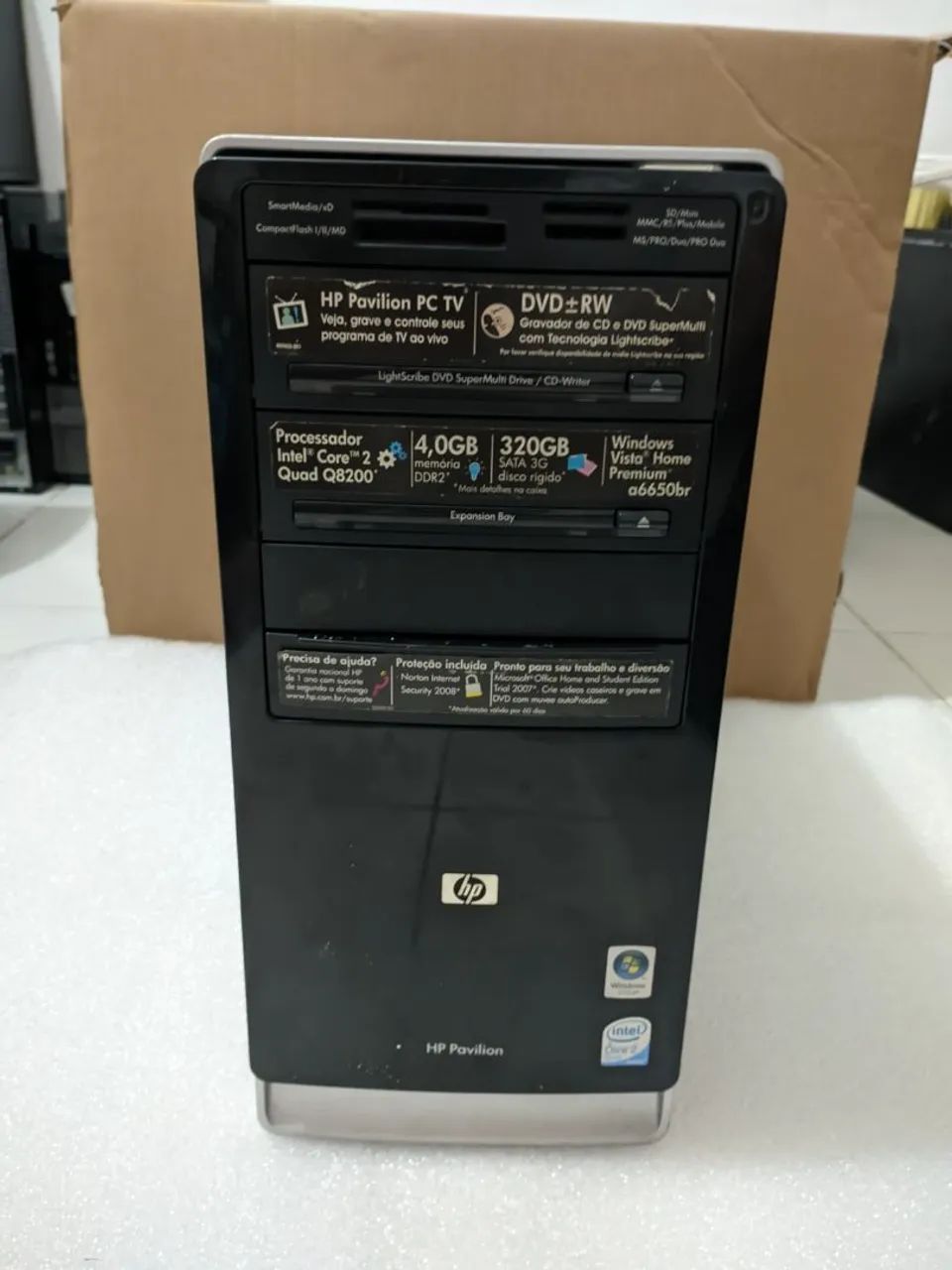 Computador HP Pavilion Intel Core 2 Quad Q8200