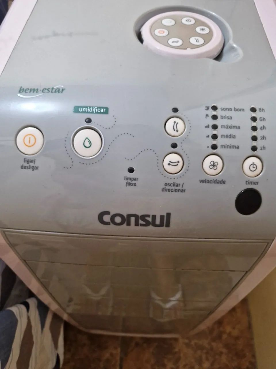 Climatizador e umidificador - Cônsul Bem Estar com controle remoto