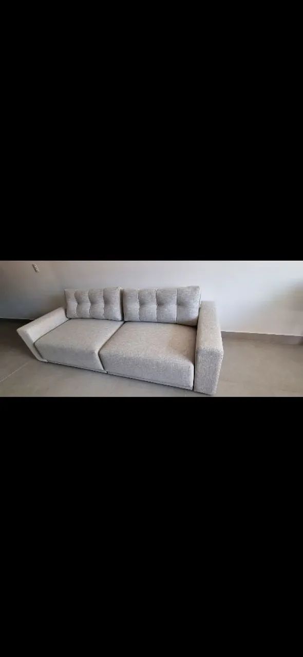 Sofá 3 lugares moderno e confortável - Foto 2