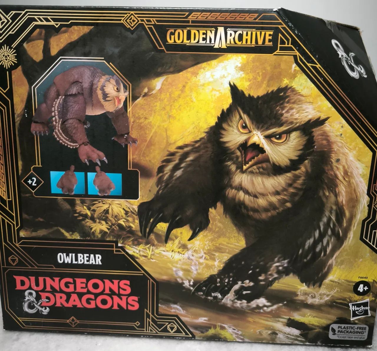 Dungeons & Dragons Owlbear Golden Archive hasbro original lacrado - Foto 4
