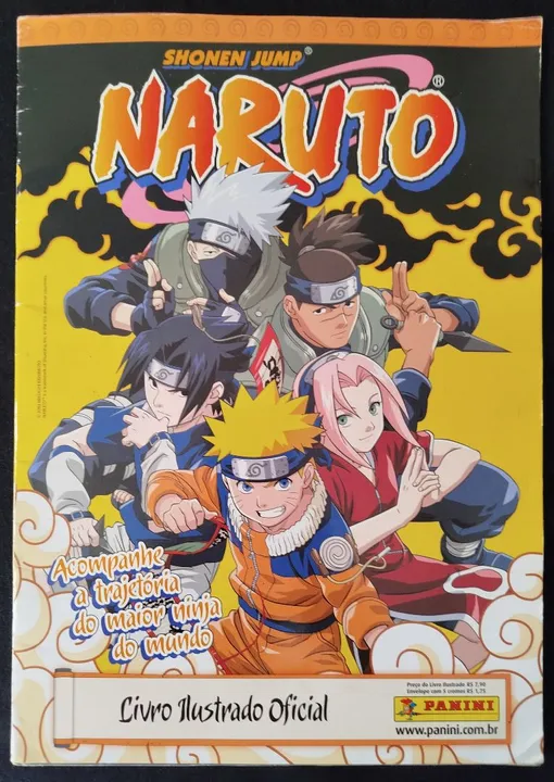 Álbum de Figurinhas Naruto Shonen Jump