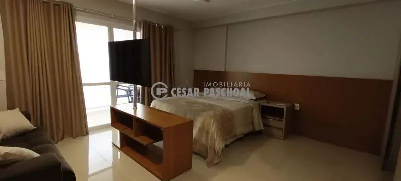 Apartamento Padrão Bosque das Juritis 1 dormitório com armário sala com painel tv sacada c - Foto 5