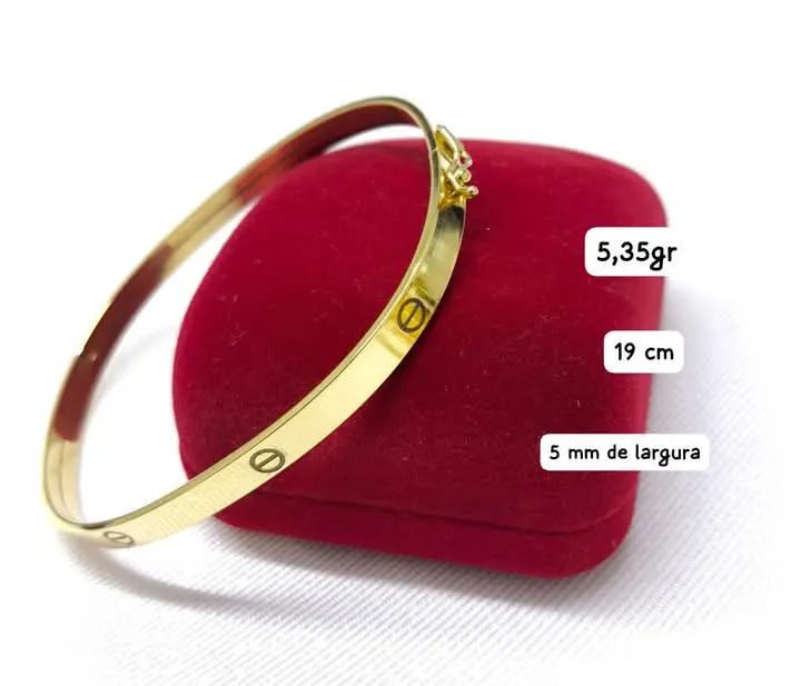 Pulseira Cartier Love  a Ouro 18k
