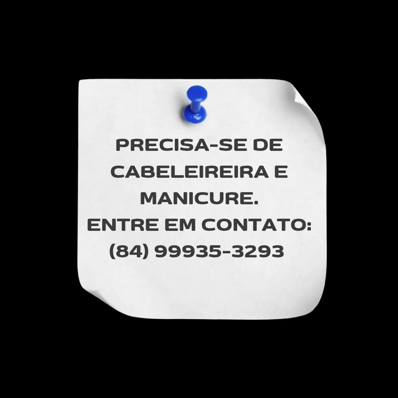Cabeleireira e manicure - Profissional qualificada