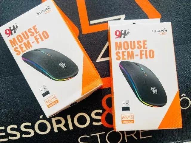 Mouse Sem Fio Recarregavel 2.4g Wireless USB