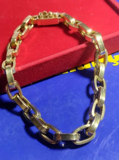Pulseira Oca Glumet 22 Gramas 6.5 mm 22 Cm Oca