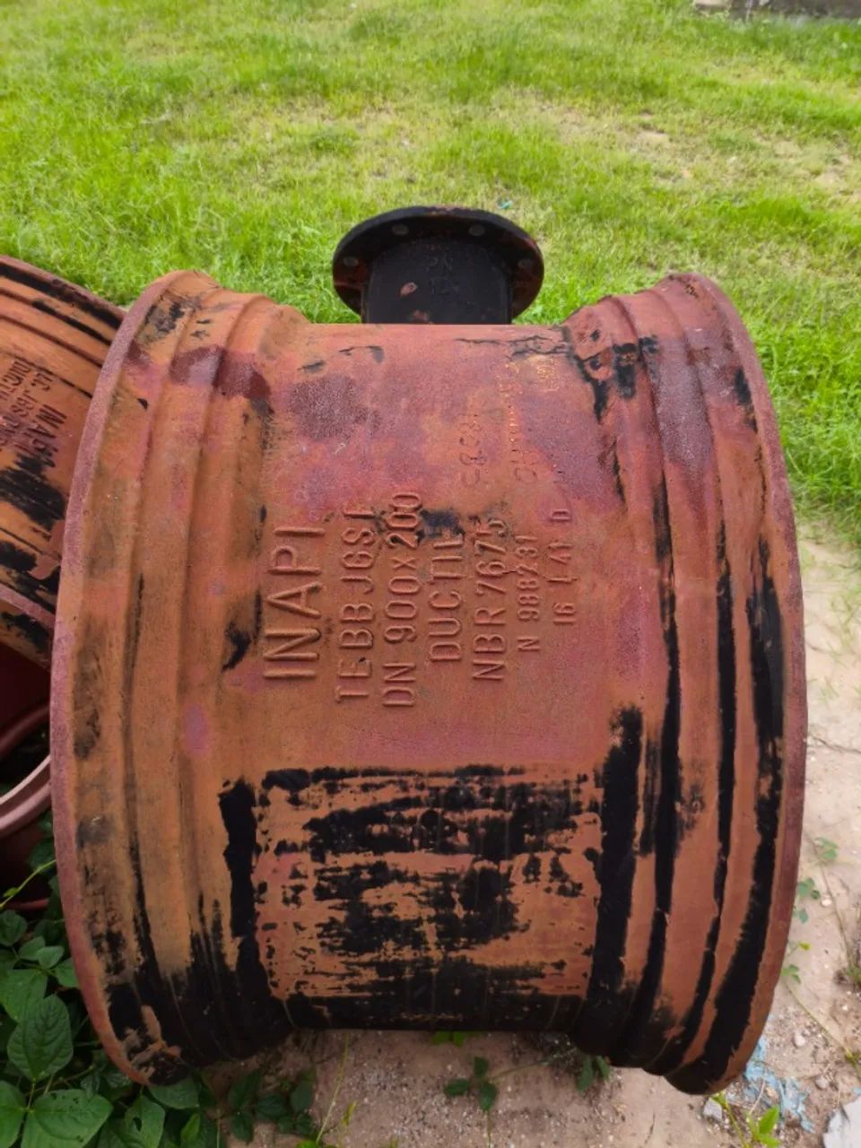 TE ferro fundido JE DN 900mm x 200mm PN10