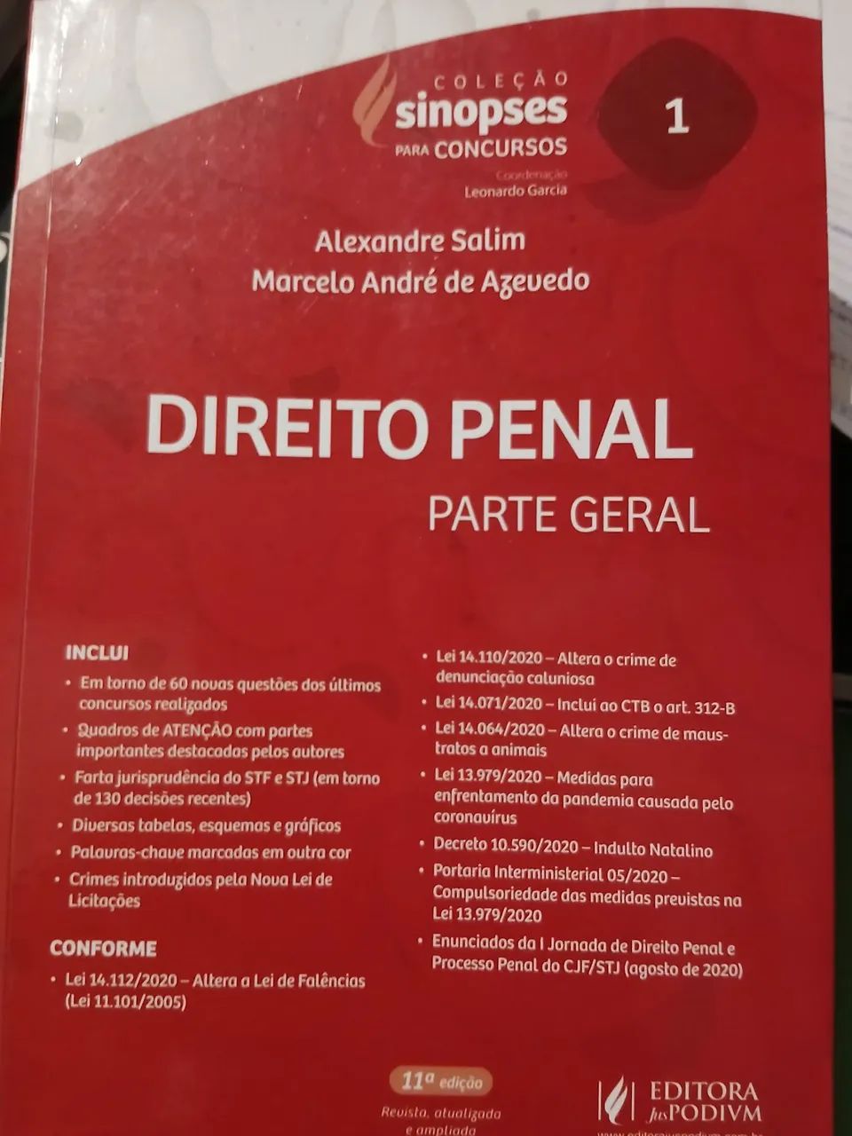 Direito Penal - Parte Geral - Sinopses para Concursos - 11ª Edição