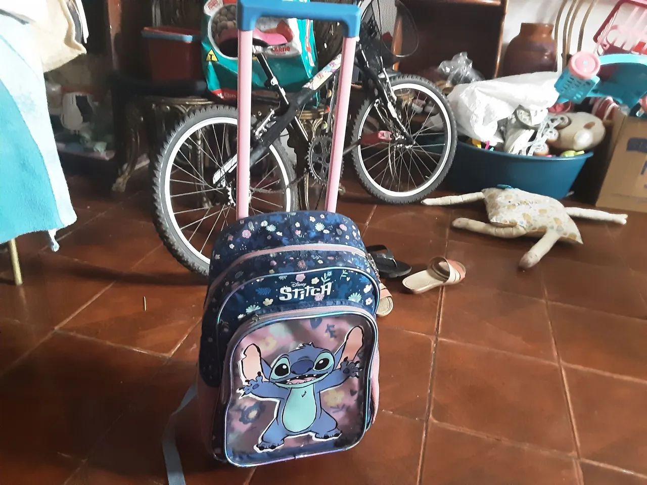 Mochila escolar stitch