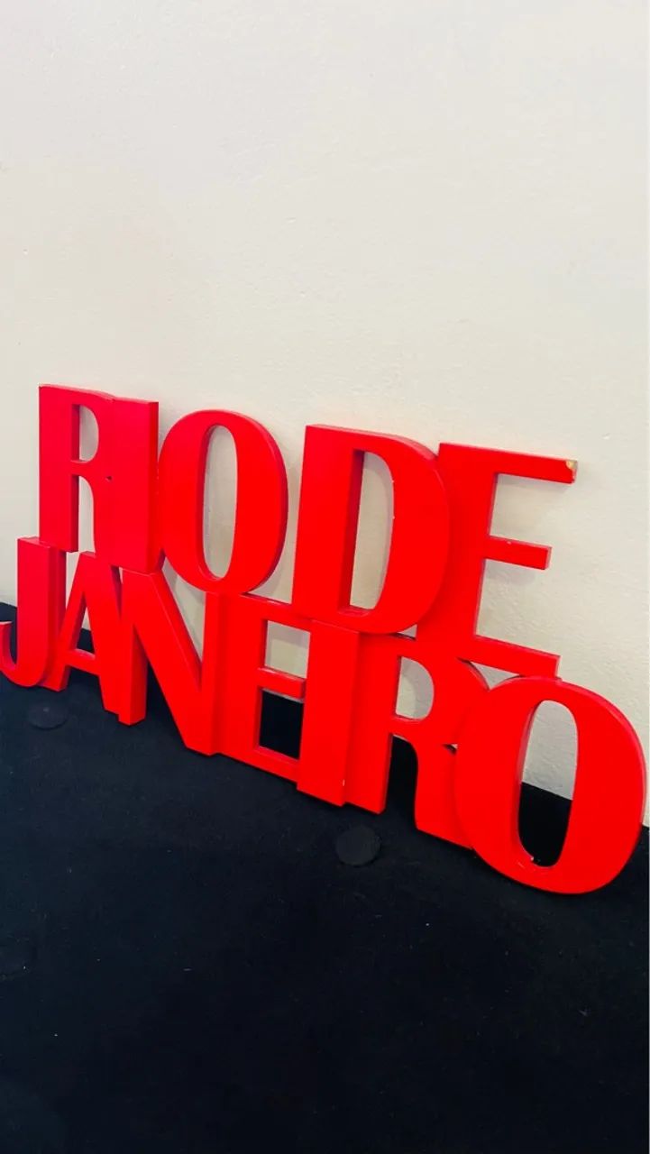 Placa Rio de Janeiro- MDF 