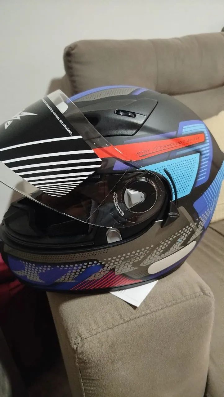 Capacete de Moto NBR 7471 TAM. 58 - Foto 5