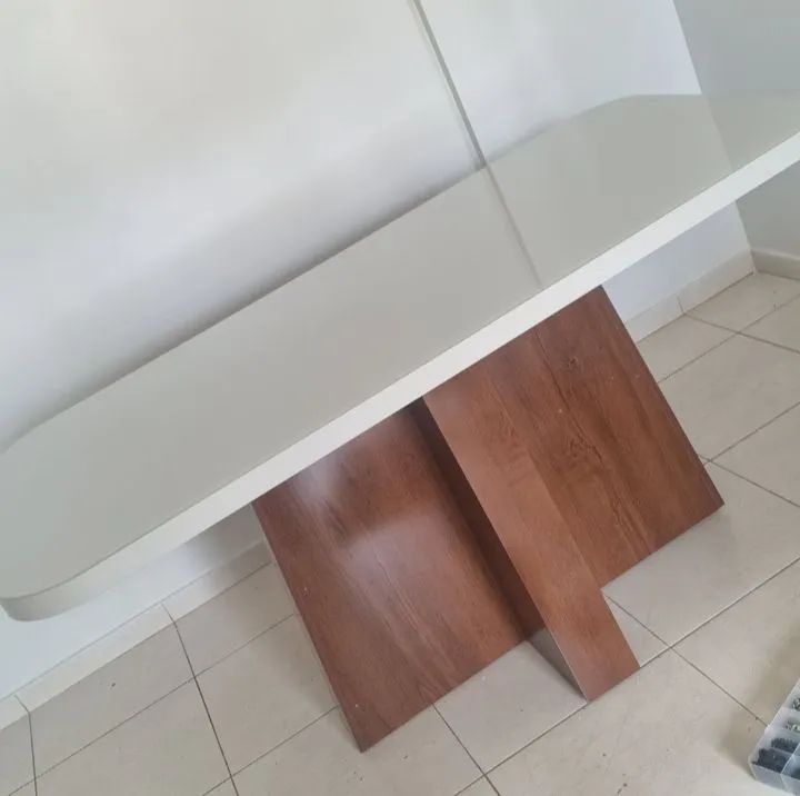 Mesa de Jantar 100% MDF  6 lugares Letícia  - Foto 2