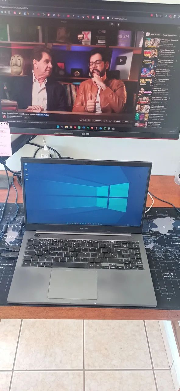 KIT - NOTEBOOK + MONITOR GAMER - NÃO MANDE MSG SEM LER A DESCRIÇÃO !