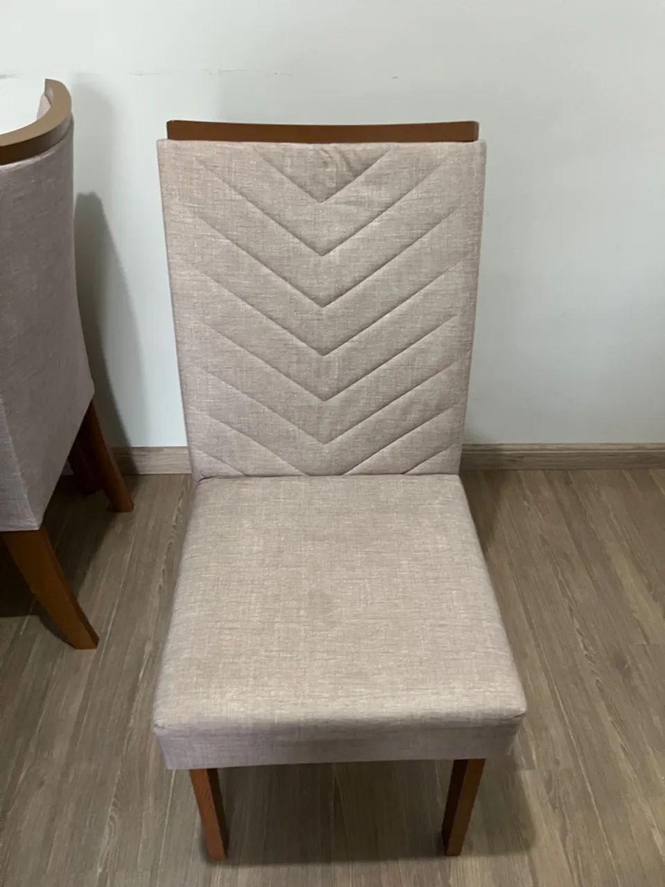 Mesa Jantar com Cadeira Estofada para Sala de Jantar