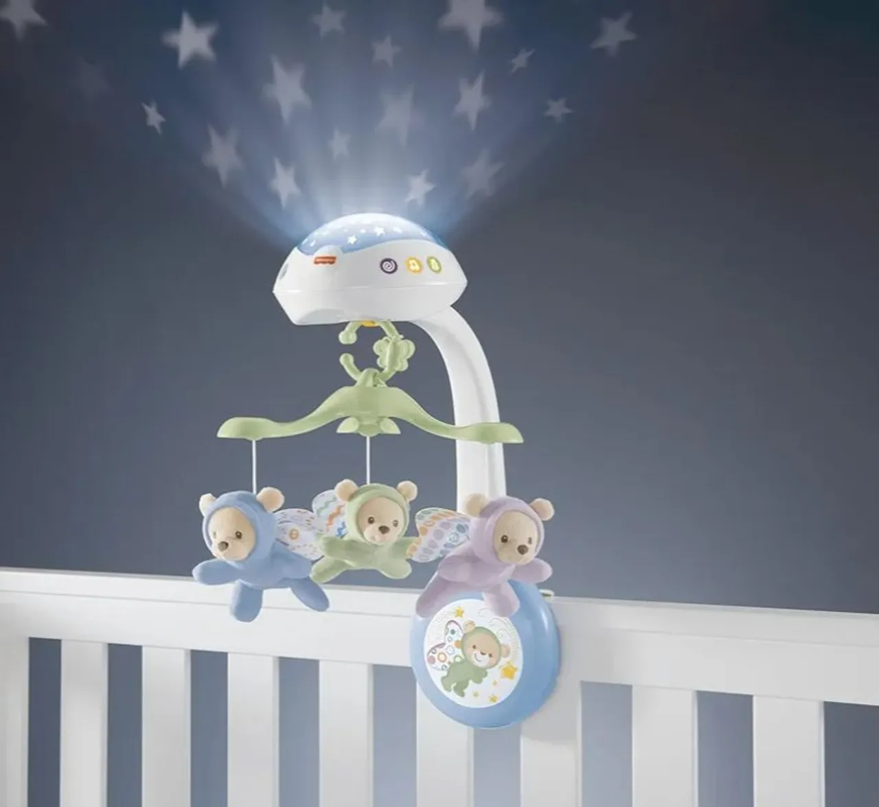 Móbile Projetor Fisher-Price Ursinhos - Noite Tranquila