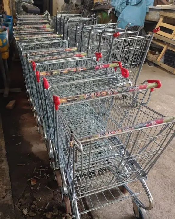 Carrinhos de sacolão e supermercado  - Foto 5