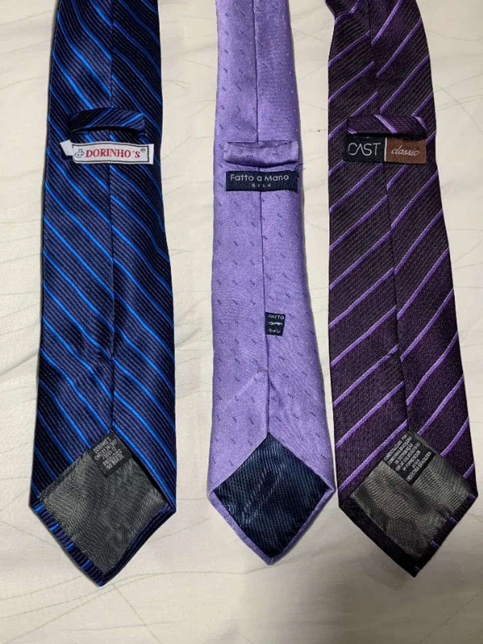 Conjunto com 3 gravatas masculinas - Foto 2