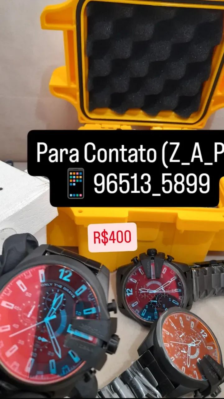 Relógio DIESEL Camaleão Modelo 10 Bar Funcional