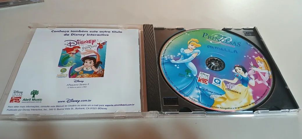 Jogo Para Pc Cdrom Princesas Mundo Encantado Disney - Foto 3