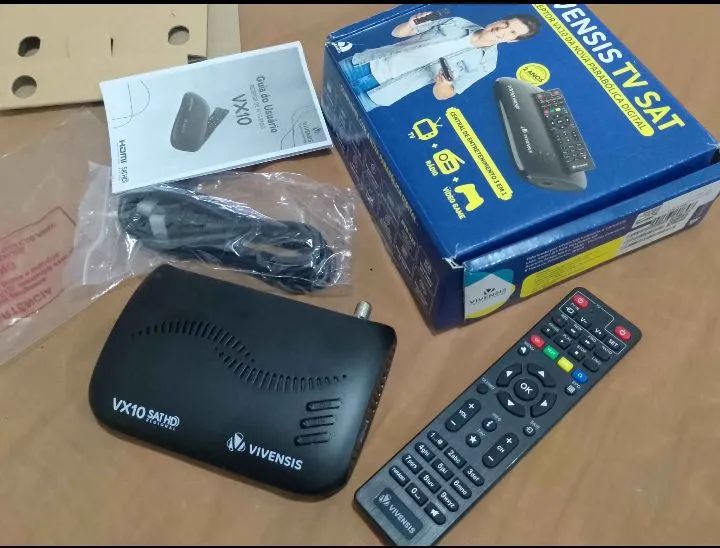 receptor de tv antena vivensis vx 10  parabolica conversor - Foto 4