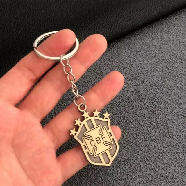 Chaveiro da seleção brasileira de metal