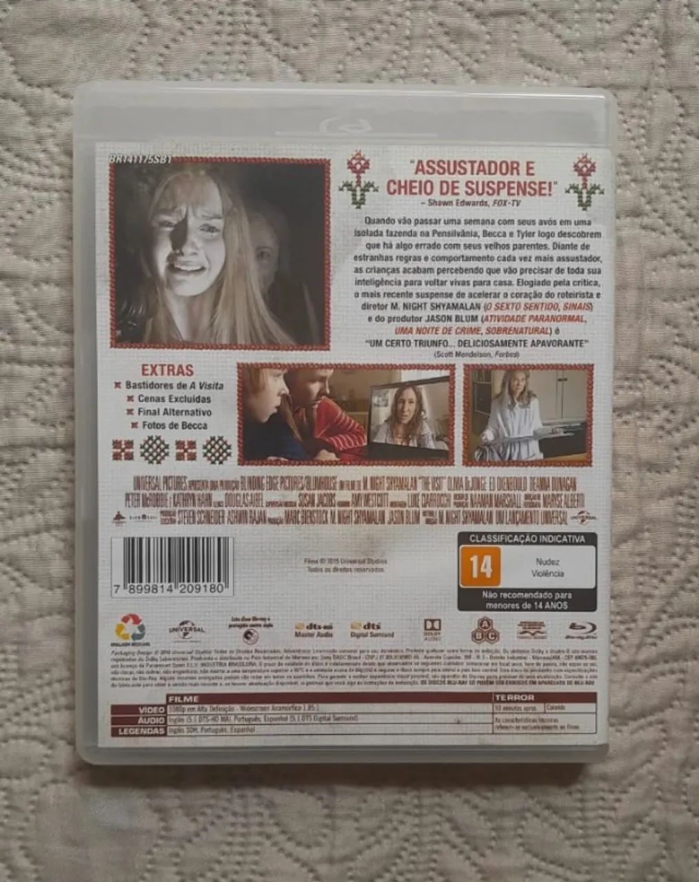 m. night shyamalan - a visita (bluray nacional raríssimo) - Foto 2