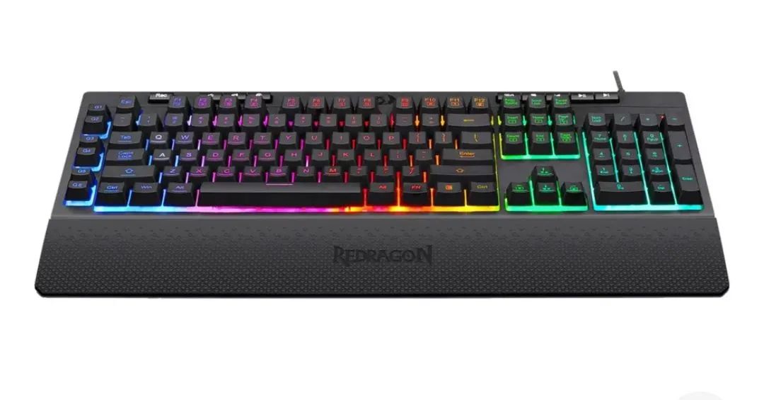 Teclado Gamer Redragon - RGB - Iluminação Personalizada