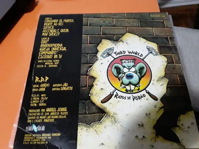 LP Ratos de Porão, Álbum Anarkophobia, 1990  - Foto 2