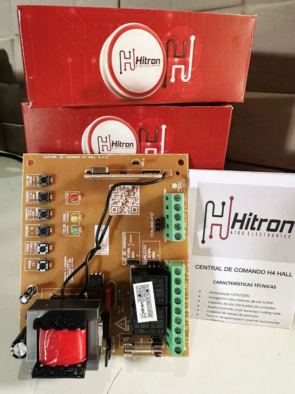 Motor para portão vendemos placa de comando para motor Rossi