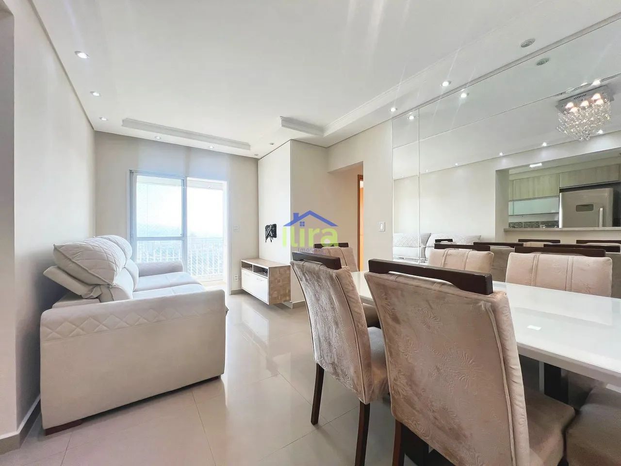 Apartamento para venda e locação mobiliado de 74M², 3 dormitórios sendo 1 suíte e 1 vaga e - Foto 3