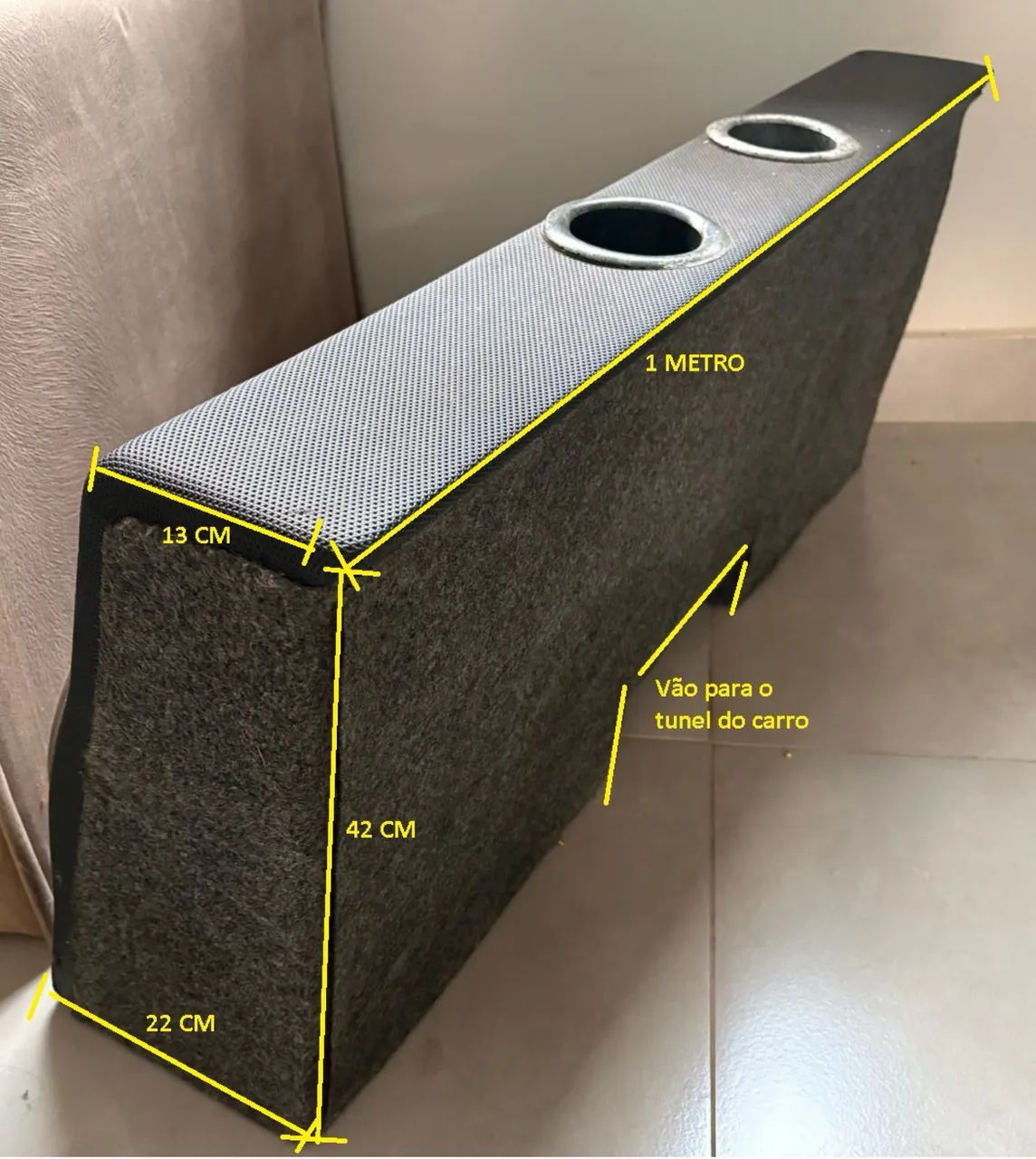 Caixa de som Saveiro Pionner interna! Atrás bancos! Impecável! - Foto 4