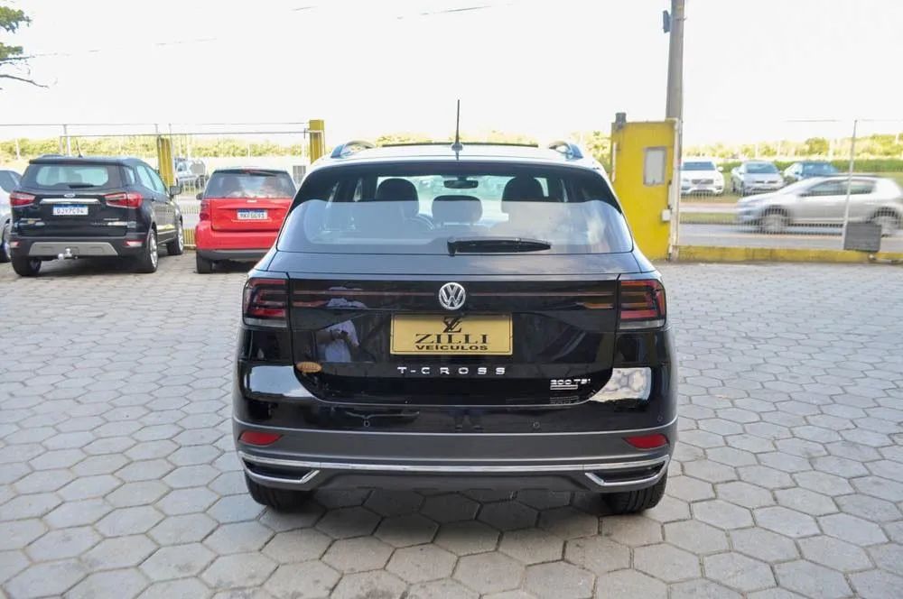 T-CROSS COMFORTLINE 200 1.0 TSI AT (TETO SOLAR) PRETA 2019/2020 - Foto 5