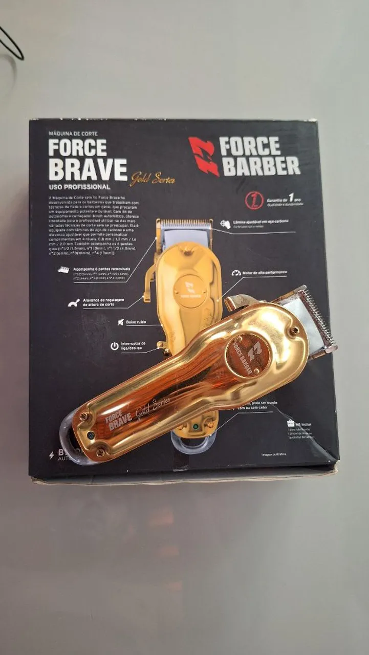 Máquina de Corte Force Brave Gold Series - Profissional