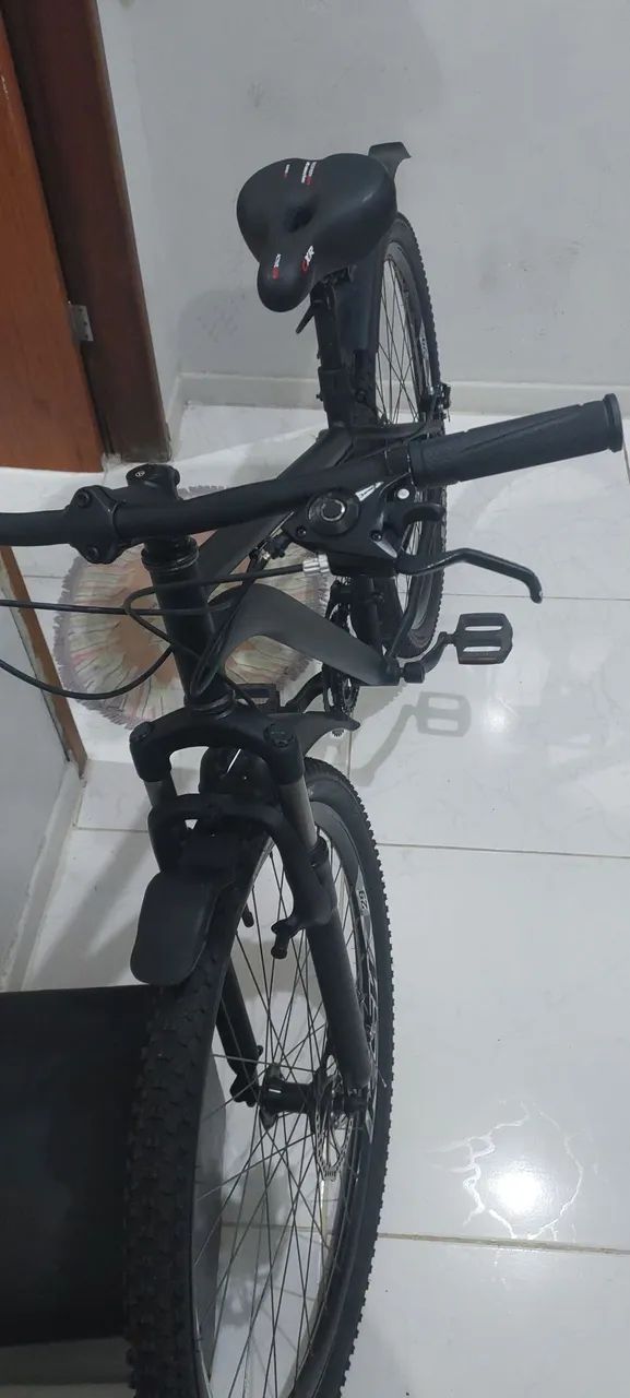 ? Bicicleta Semi-Nova com Quadro Reformado e Peças 100% Novas - Aro 29! ? - Foto 5