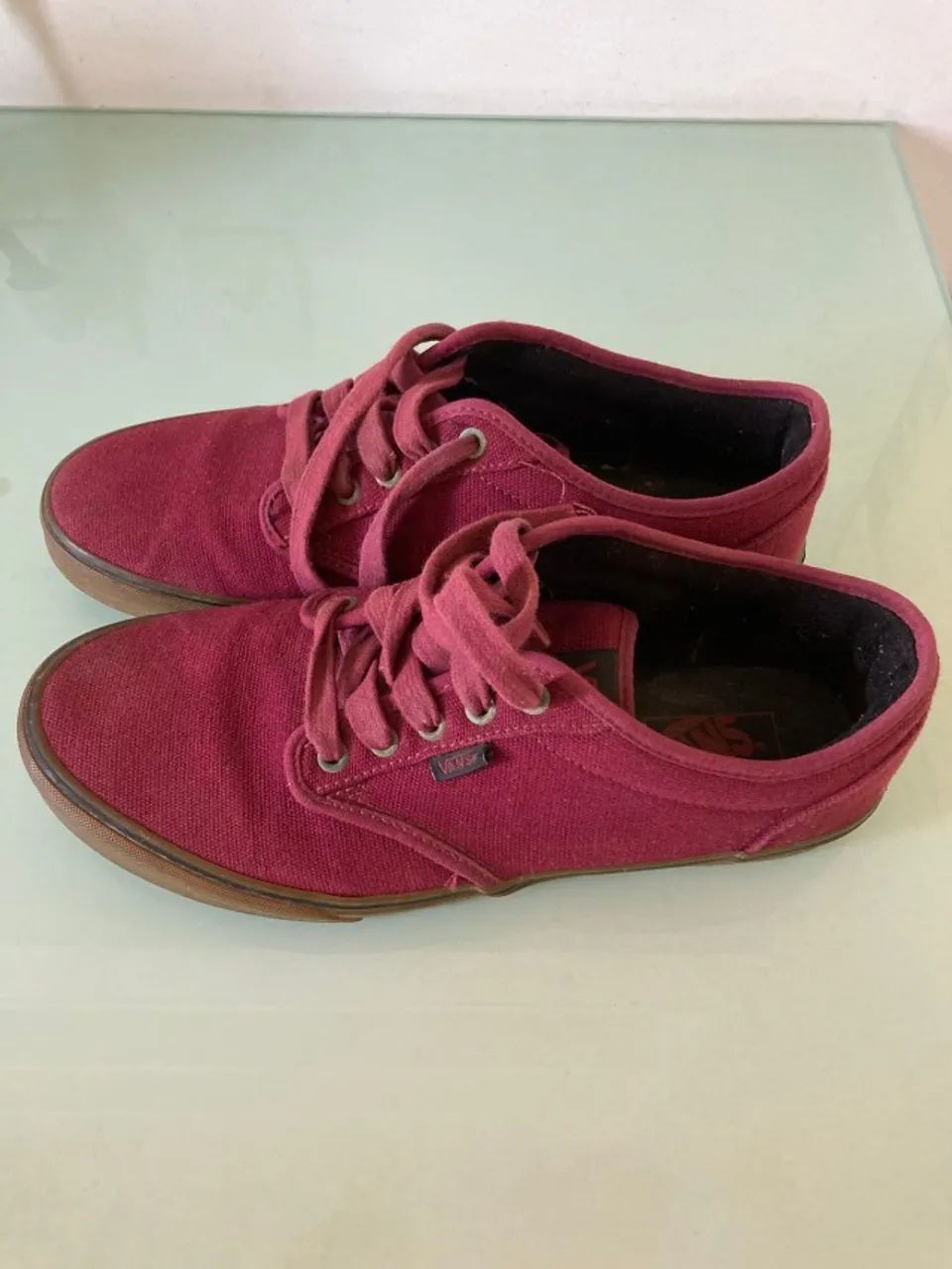 Tênis Vans Atwood Canvas Masculino- Vinho/Caramelo Calçados